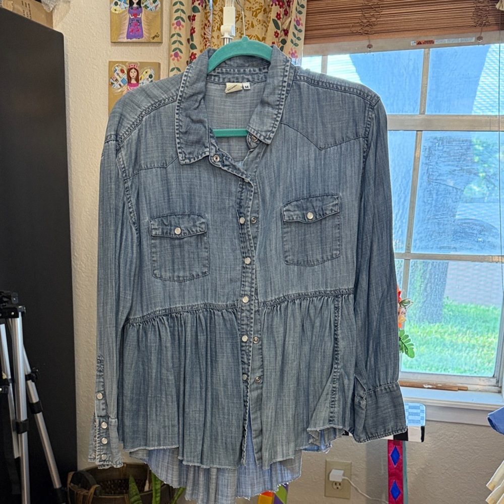Ivy Jane Blue Denim Blouse